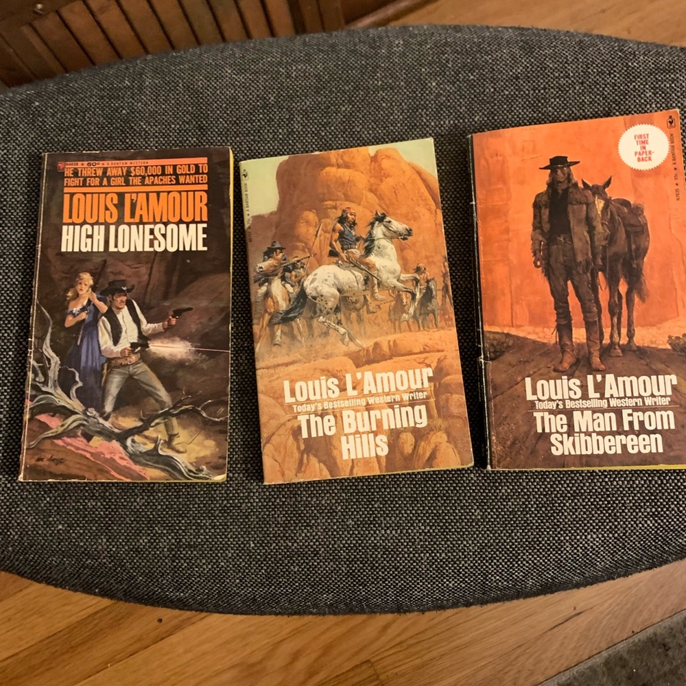 Western Art Print Set by L'Amour